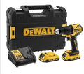 Dewalt dcd709d2t-qw accu klopboormachine 18v 2,0ah li-ion in tstak koffer - dcd709d2t-qw