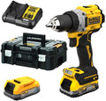 Dewalt dcd805e2t compacte accu klop- schroefboormachine 18v xr 1.7ah powerstack in tstak