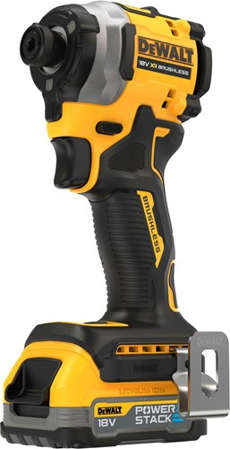 Dewalt dcf850e2t-qw | xr brushless accu slagschroevendraaier 18v powerstack in tstak (2x 1.7ah powerstack accu + lader) - dcf850e2t-qw