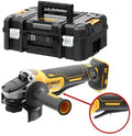 Dewalt dcg406nt-xj xr 18v accu haakse slijper met dodemansschakelaar 125 mm excl. accu's en lader in t-stak koffer - dcg406nt-xj
