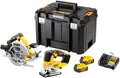 Dewalt dck2012p2t - 18v xr zaag twin kit | dcs570+dcs334 | 2 x 5ah - dck2012p2t-qw