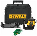 Dewalt dcle34031n-xj zelfnivellerende kruislijnlaser | 3x360° | groene straal | 18 volt | excl. accu's en lader - dcle34031n-xj