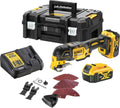 Dewalt dcs356p2 | oscillerende multitool | 18v | 5.0ah | li-ion in tstak