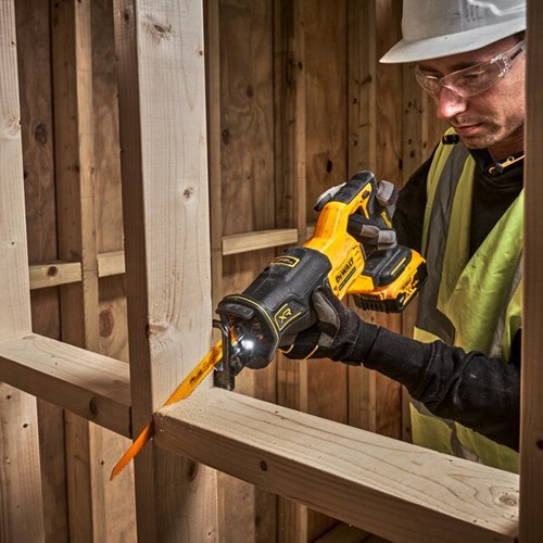 Dewalt dcs382n | borstelloze reciprozaag | 18v xr | excl. accu en lader - dcs382n-xj