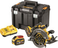 Dewalt dcs578x2 | accu cirkelzaag | 54v xr | flexvolt | 190 mm | 2x 9,0 ah accu en snellader - dcs578x2-qw