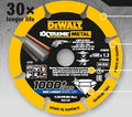 Dewalt accessoires dewalt dt40252 extreme metal diamantschijf | 125 x 22.23 x 1.3 mm - dt40252-qz