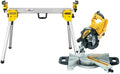 Dewalt dws774set afkortzaag | 216mm 1400w | + onderstel de7033 - dws774set