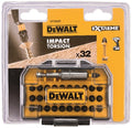 Dewalt accessoires dewalt impact torsion compacte 32-delige schroefbitset - dt70523t-qz