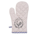 Clayre eef ovenhandschoen haan 18x30cm