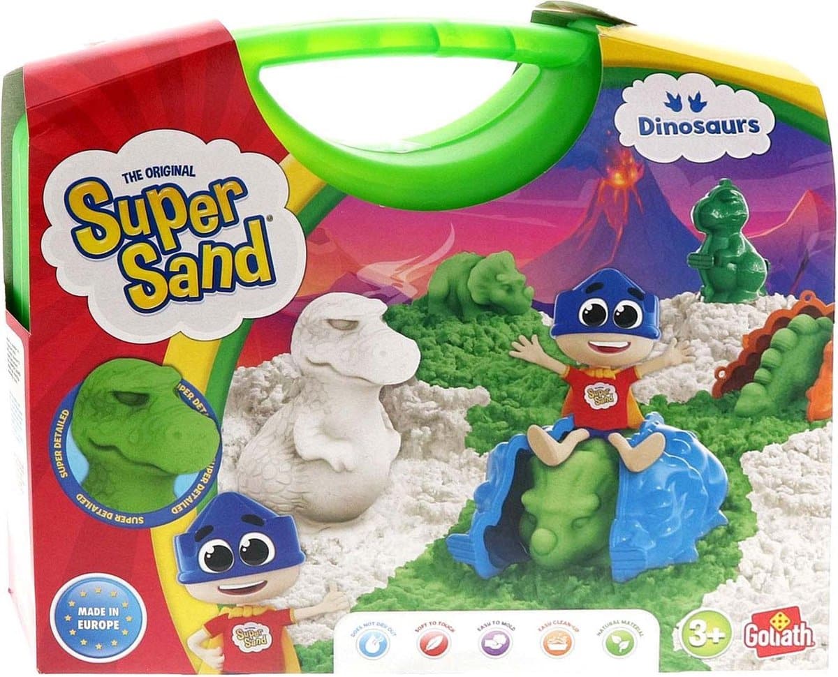 Goliath Super-Sand-Dinosaurier-Koffer-Sand-Indoor-Spielzeug