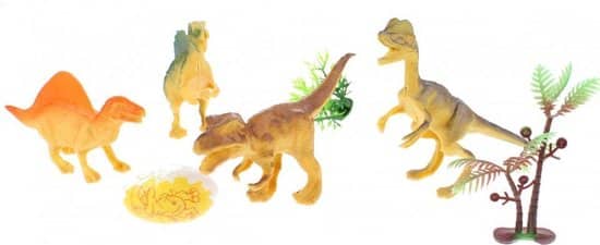 Toi-Toys Welt der Dinosaurier: 4 Dinosaurier mit 1 Dino-Ei