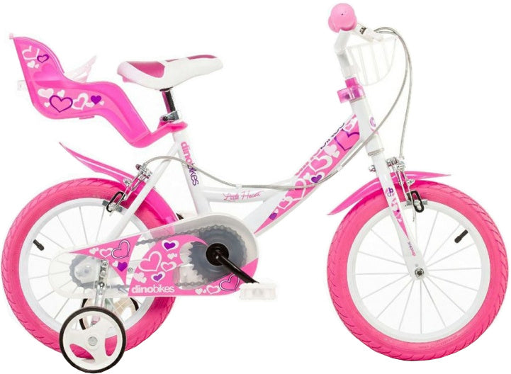 Dino bikes dino meisjesfiets little heart 16 inch