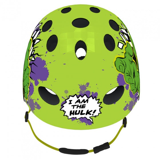 Disney fietshelm hulk jongens groen maat 54 58 cm