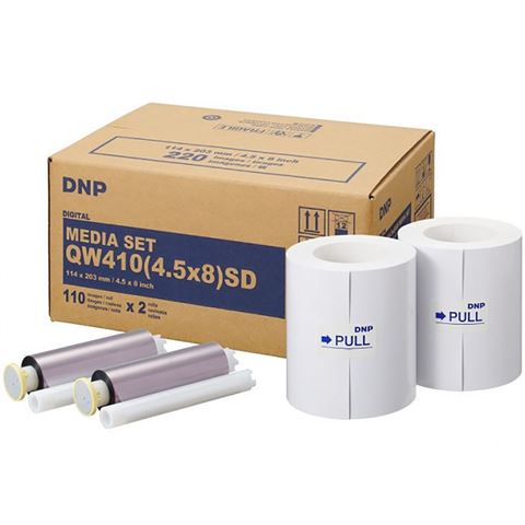 DNP-Papier, 220 Ausdrucke, Standard SD 11x20 für DP-QW410