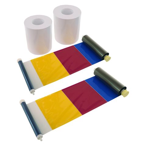 DNP-Aufkleberpapier, 2 Rollen à 200 Stück, 15 x 20 cm, für DS620