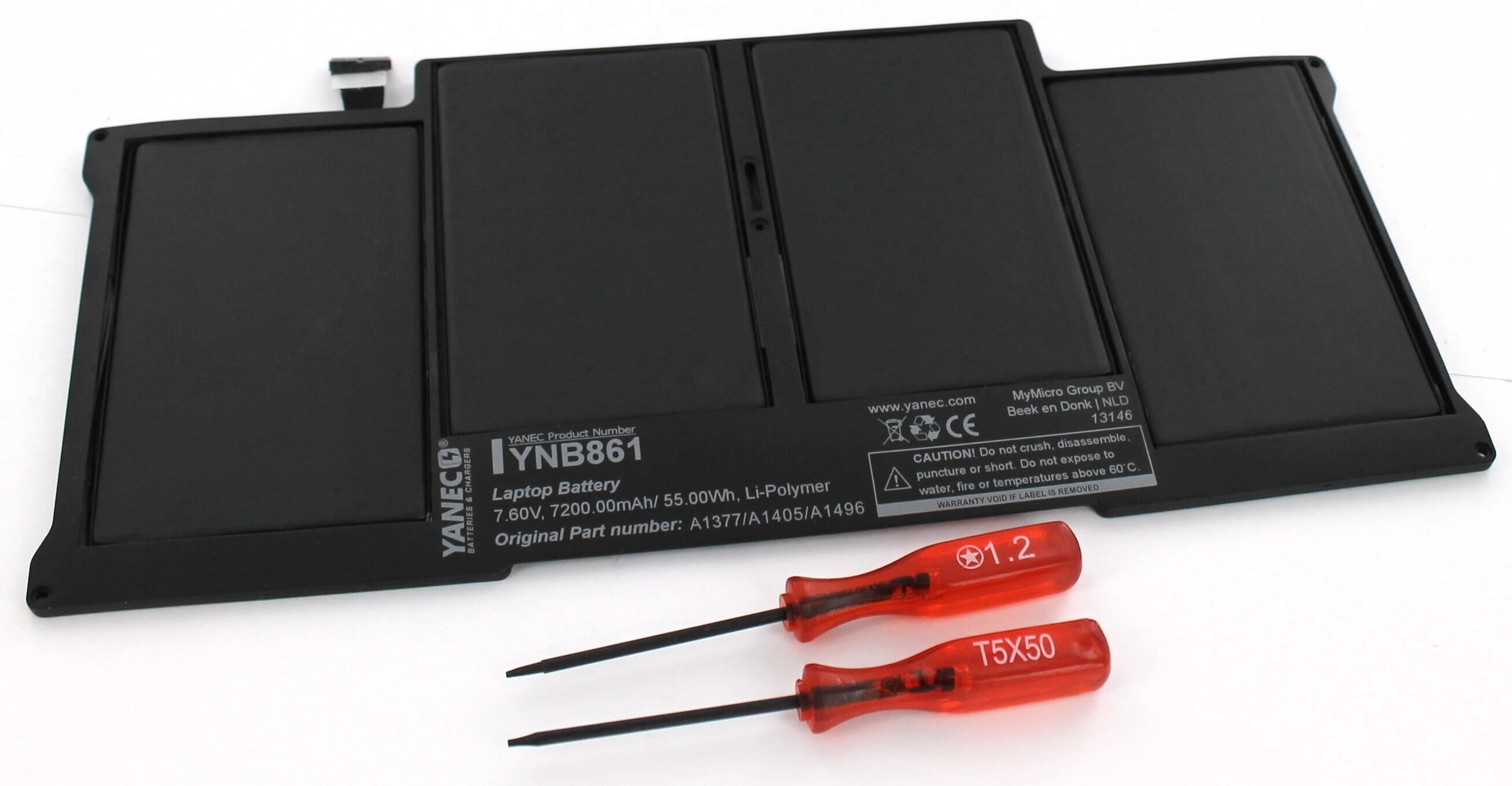 Yanec MacBook Akku 7200 mAh