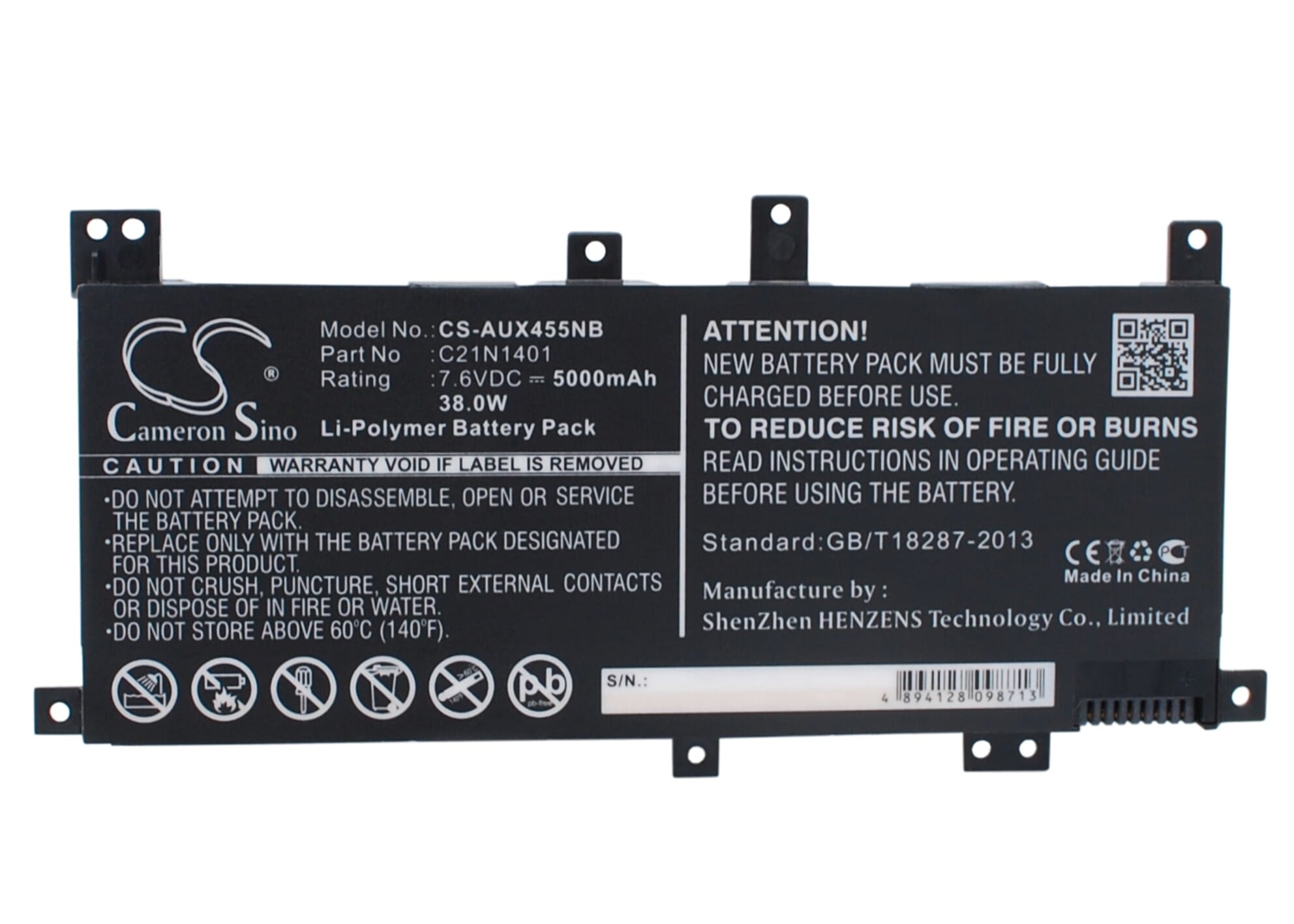 Blu-Basic Laptop-Batterie 4100mah