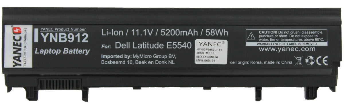 Yanec laptop accu 5200mah