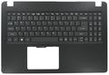 Ty acer laptop toetsenbord qwer us + top cover - zwart
