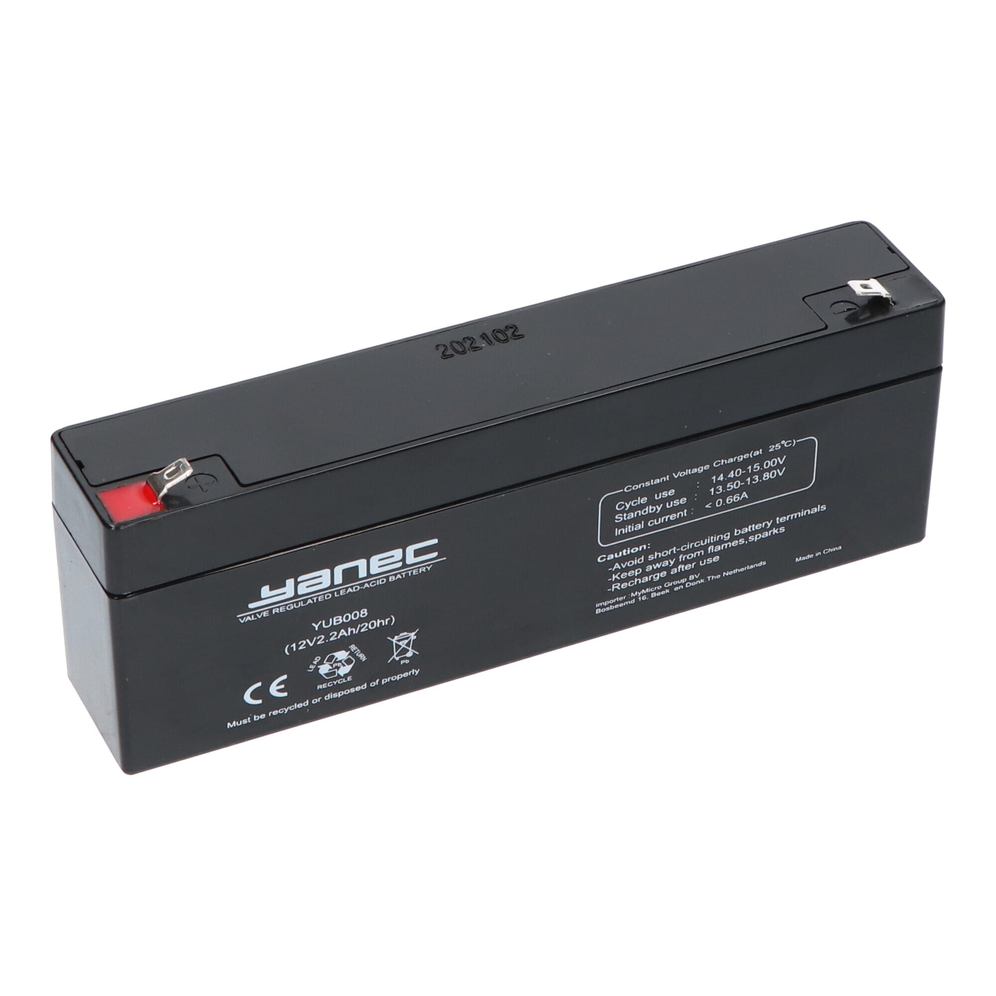 Yanec Blei Akku 12V 2,2Ah