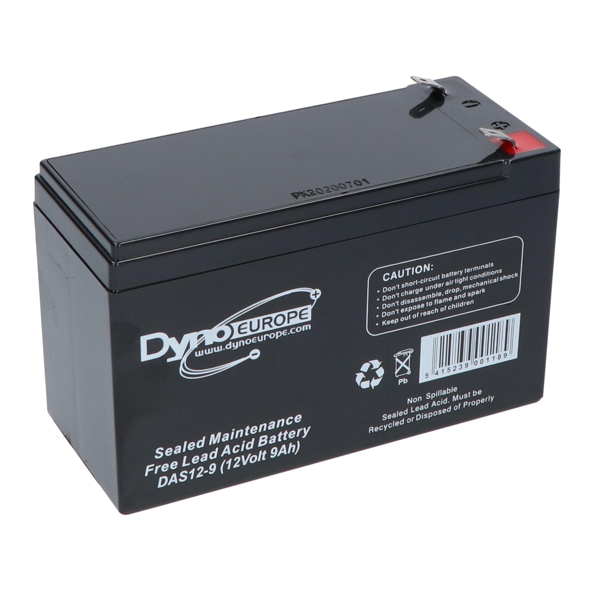 Dyno Europe Dyno Blei Batterie 12V 9Ah