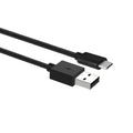ACT USB-A Stecker auf USB-C Stecker und Synchronisationskabel 1 m Nylon