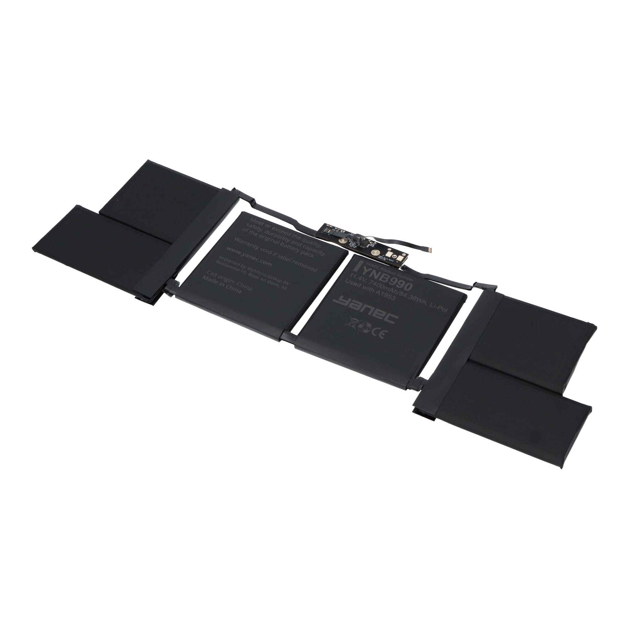 Yanec MacBook Akku 7400 mAh