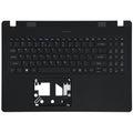 Acer Laptop - Tastatur QWERTY US + Top Cover, Schwarz