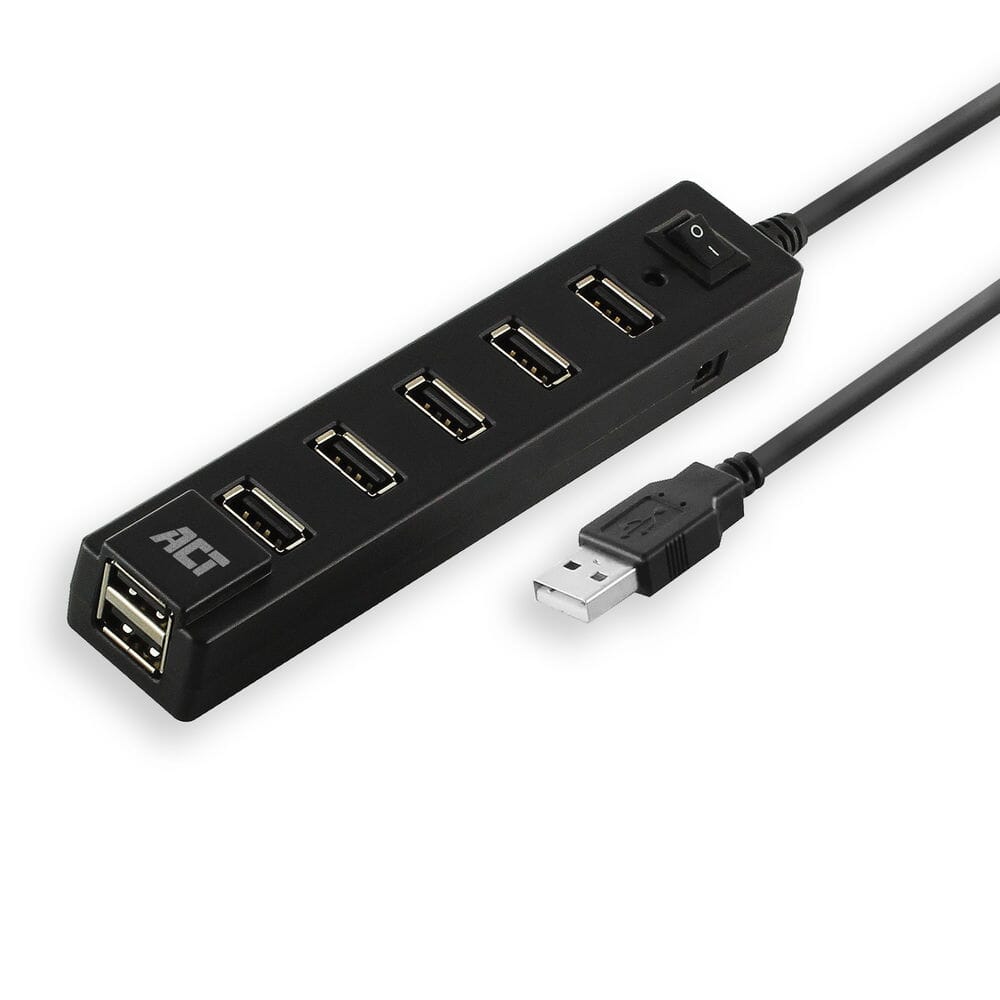 Act usb-hub ac6215 zwart