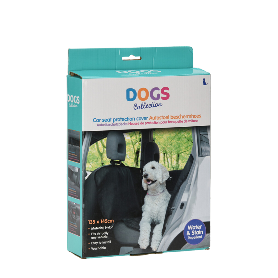 Pets Collection Pets Sammlung Autositzschutzbezug 135x145 cm Schwarz