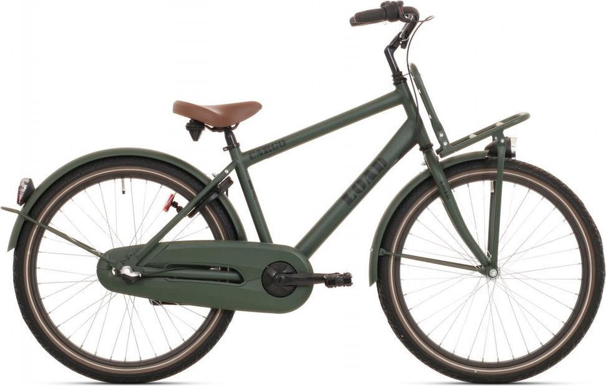 Bikefun Load 26 Jungenfahrrad mit 3 Gängen, Remubo – Matt Khaki Grün