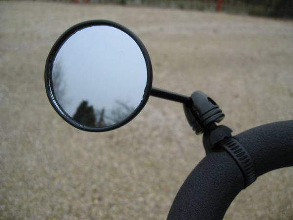 Fahrradspiegel Busch Müller 901 ø60 mm - mit 6,5 cm langer Stange