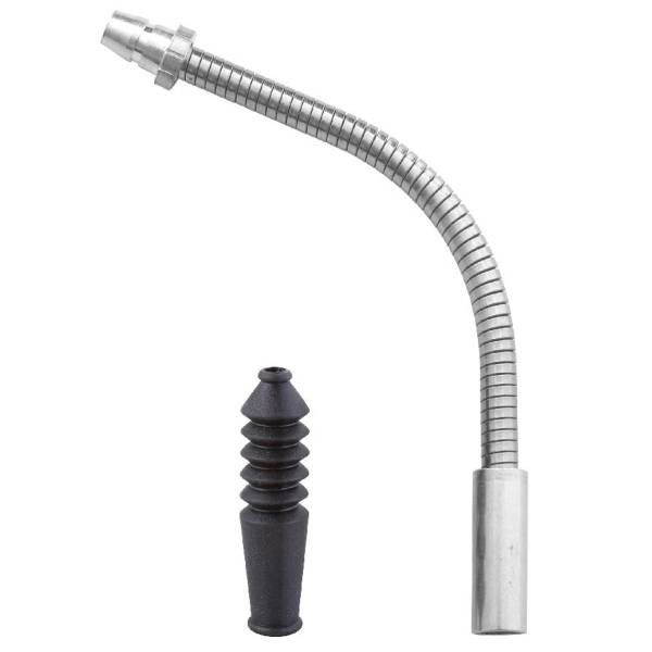 V-brake kabelpijpje Flexibel RVS met rubber (1