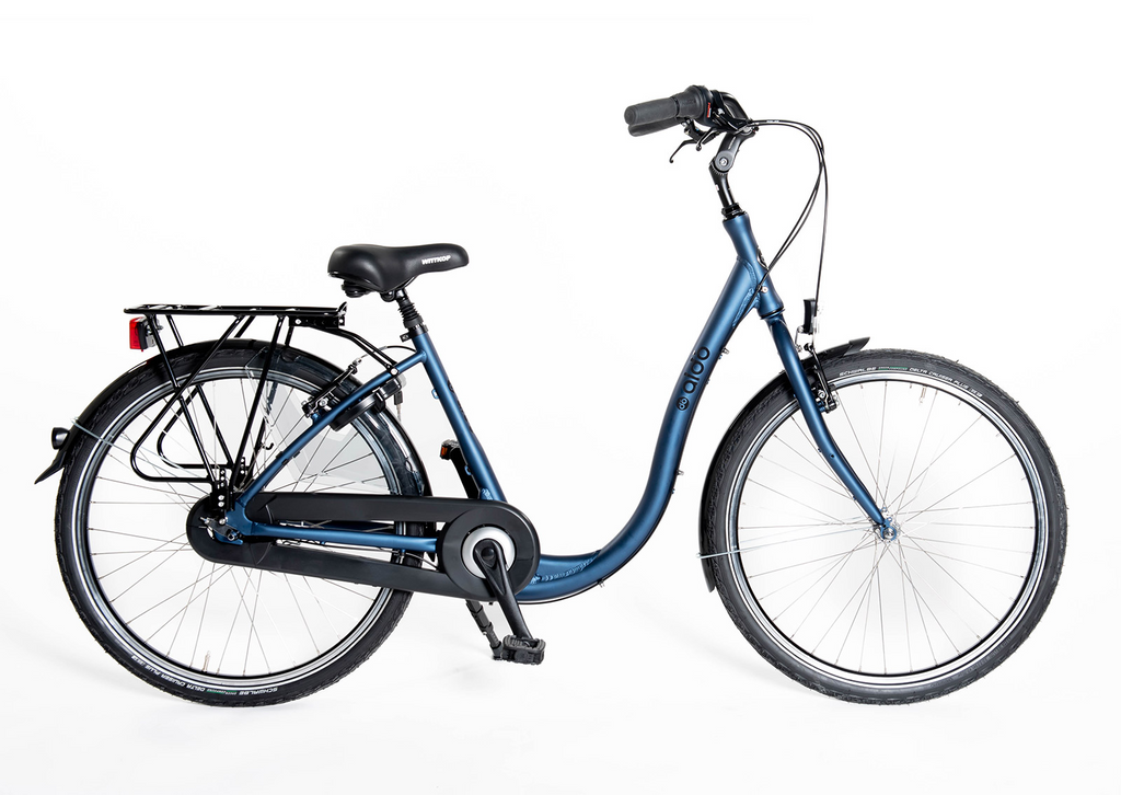 Kwadie aldo lage instap 26 3grn alu. comfort mystery blue mat - 42 cm.