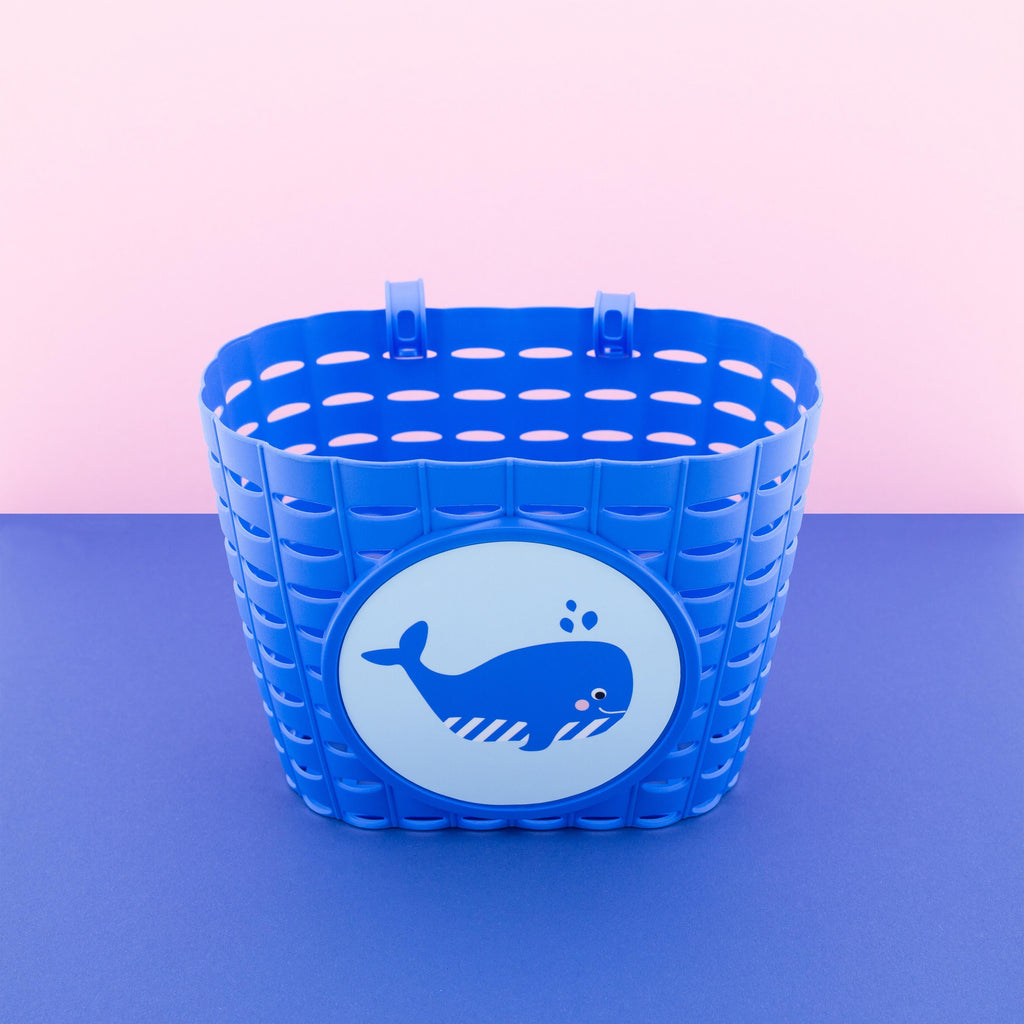 Widek Kinderkorb Entdecker Spritziger Wal Blau