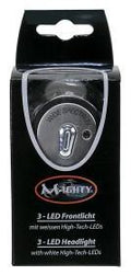 Messingschlager mighty lamp met drie witte led's 2 functies (z. batt.)*