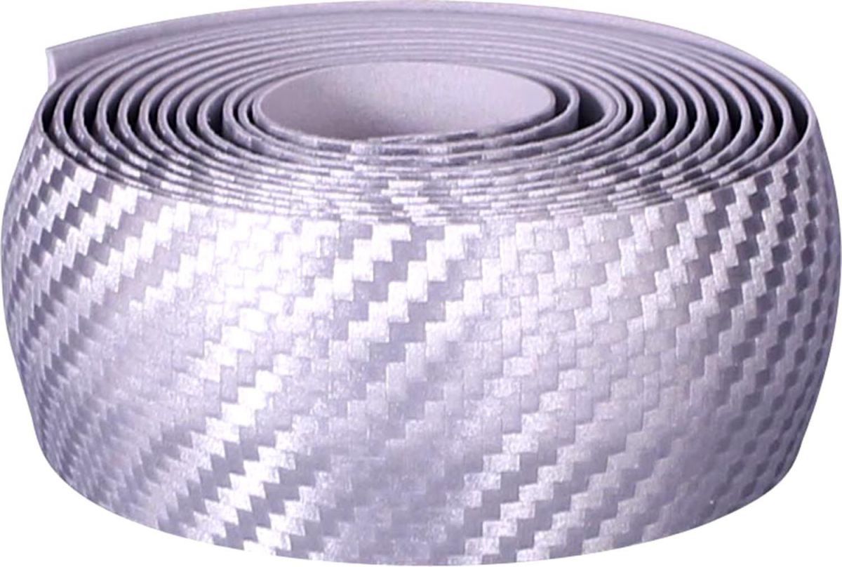 Velox Lenkerband Carbon perforiert silber (2 Stück)