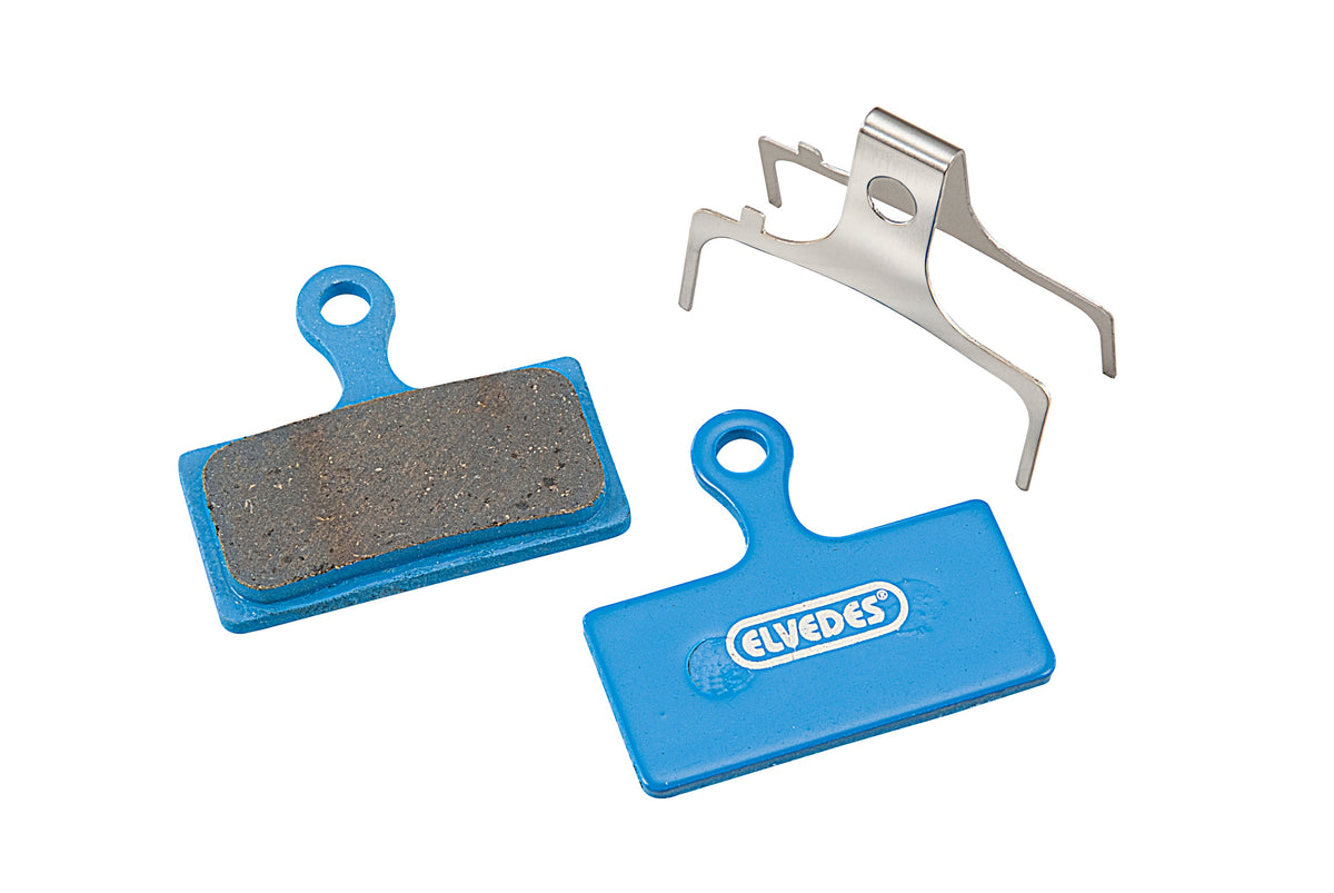 ELVEDES Scheibenbremsbelagsatz organisch Shimano BR-M666, M785, M985, M988, R785, RS785 (10 Paar)