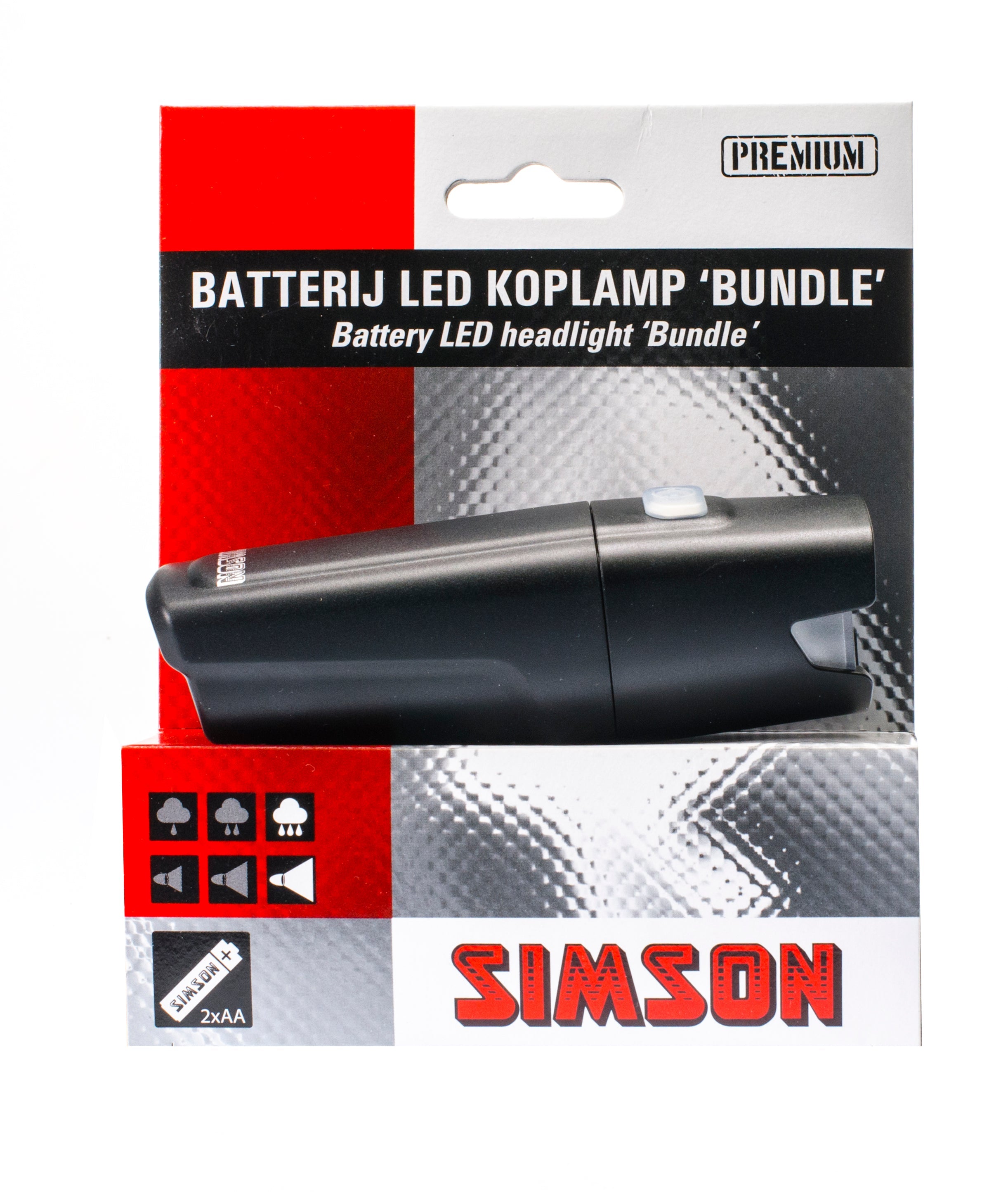 Simson LED-Scheinwerfer-Set, 25 Lux