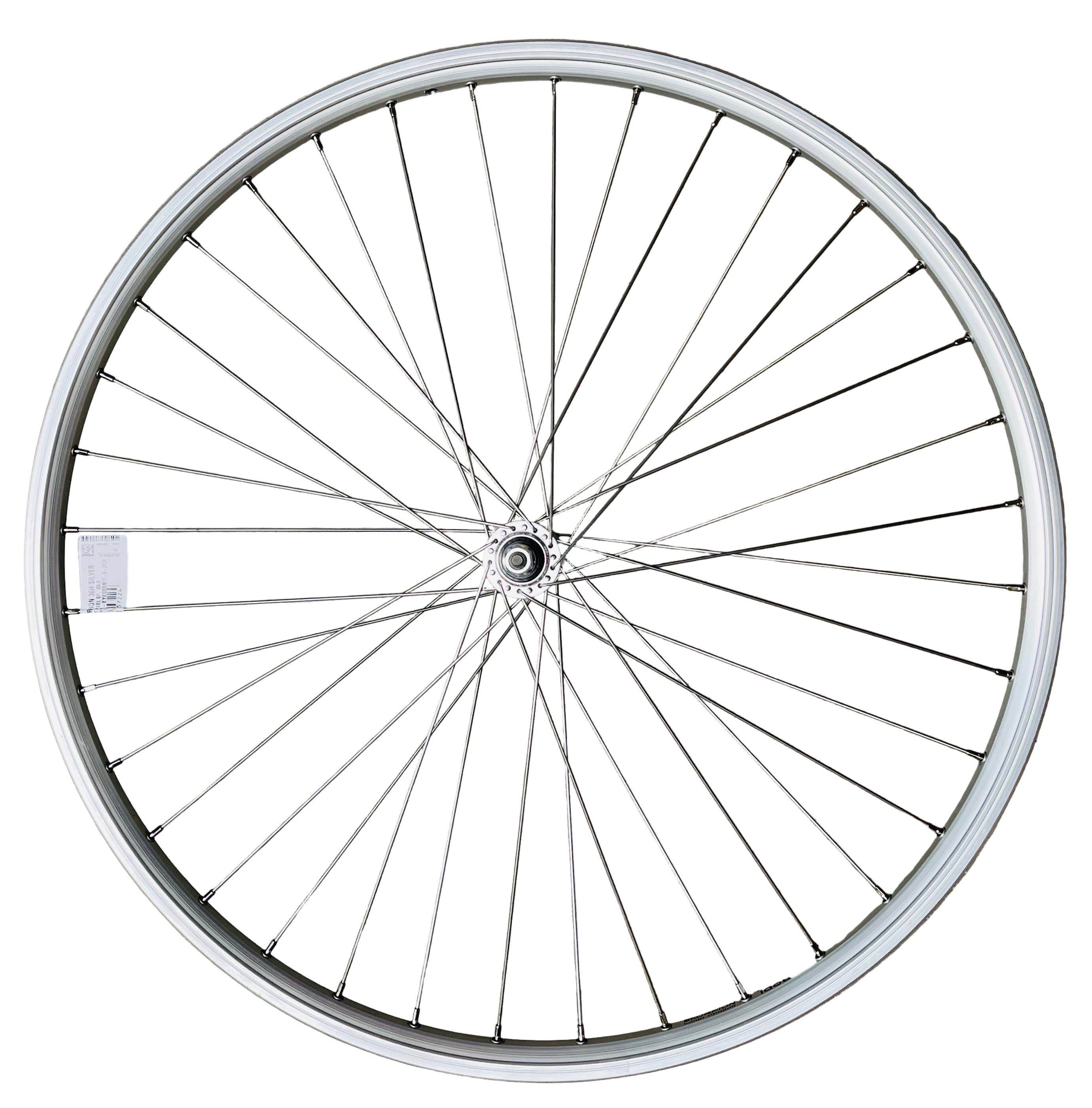Rodi voorwiel 28 - 622x19 skorpion alu. zilver fm21 vast sp. 14 rvs