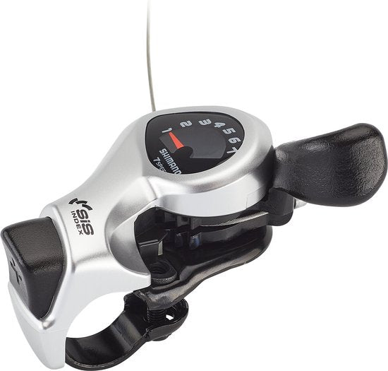 Schalthebel rechts 7-Gang Shimano ST-TX50 - schwarz silber