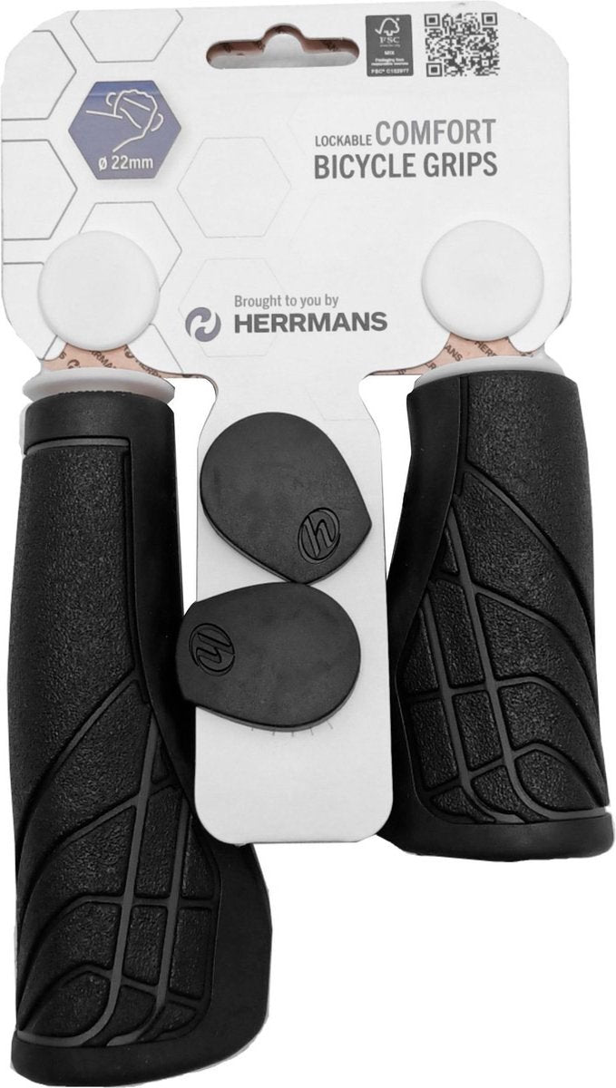 HERMANS Griffe, 90 x 125 mm, grau/schwarz