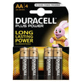 Duracell batterij plus power mn1500 lr6 aa per 4 op kaart