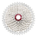 SunRace csmx3 10 speed cassette 11-42t. zilver metallic
