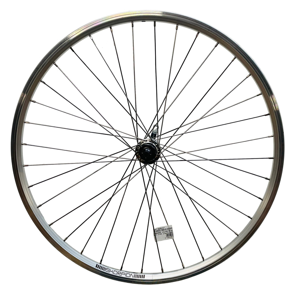 Rodi achterwiel 26 - 559x19 skorpion alu. zilver fm32 qr cassette 8 9 - sp.14 rvs
