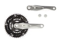 Miranda crankset alu zilver 24 34 42t -5mm verdiept 573145