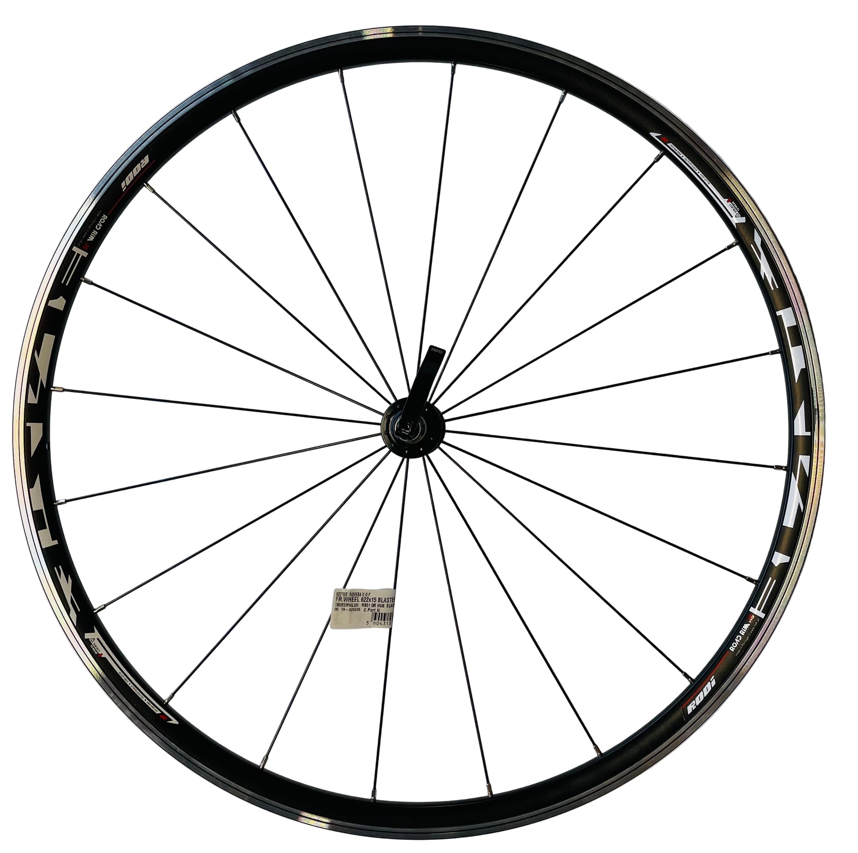 Rodi voorwiel 28 - 622x15 4d blaster rb51 qr zwart