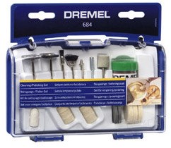 Dremel set voor reinigen polijsten - 684