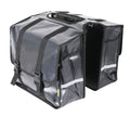 Dresco transporter dubbele fietstas 40 liter bisonyl zwart
