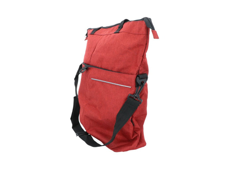 Selbstverpackbare Tasche und Shopper 18 Liter Rot